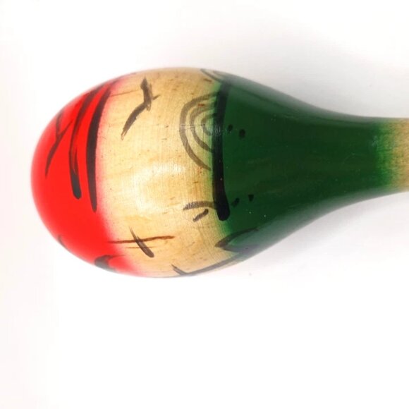 Maraca Vintage Mexican Percussion Wood Instrument Hand Rumba Shaker - Picture 4 of 6